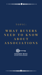 What Buyers Need to Know about Associations