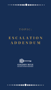 Escalation Addendum