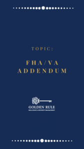 FHA/VA Addendum