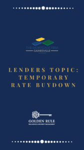 Temporary Rate Buydown