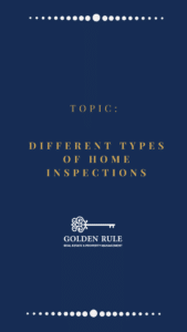 Different Types of Home Inspections